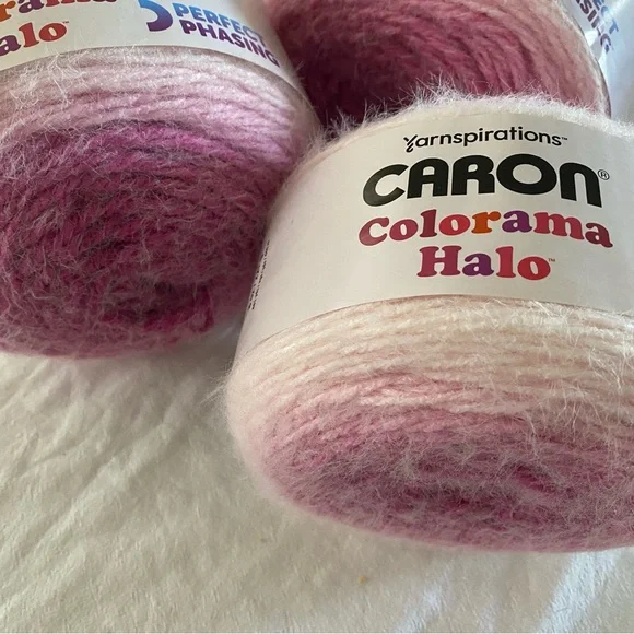Caron Colorama Halo Yarn in Orchid Frost - Pack of 3 - Picture 2 of 4